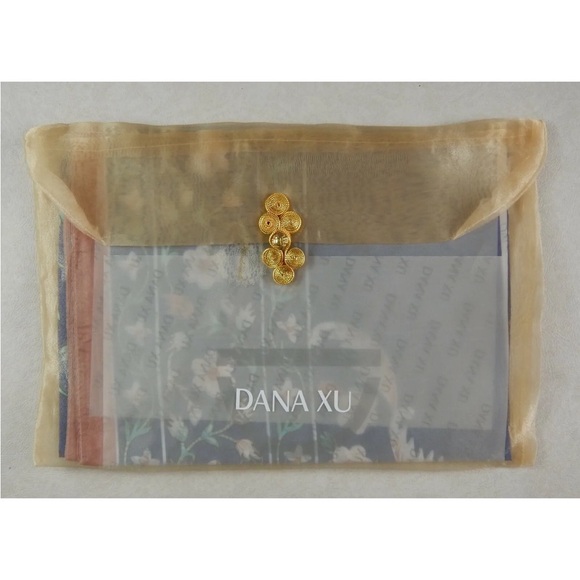 NWT Dana Xu 100% Mulberry Silk Large Blue Scarf
Shawl Wrap 96.5" L & 43.3" W - Picture 12 of 12